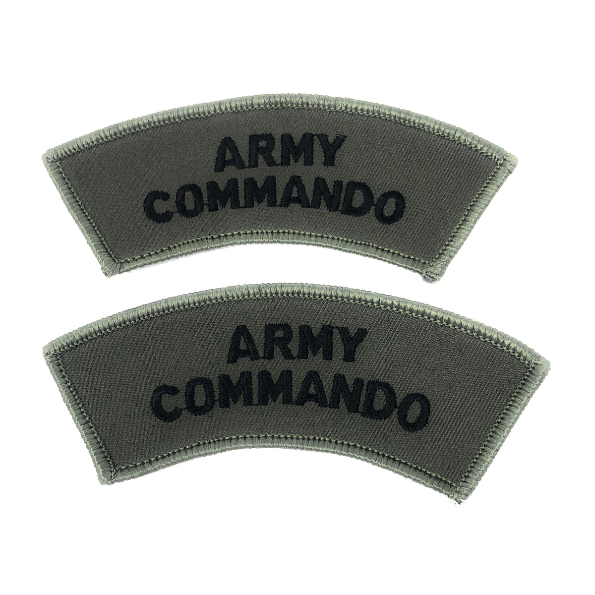 Army Commando Shoulder Title - Black on Olive – RLC direct