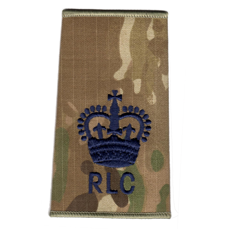 RLC Rank Slides - Multicam - Other Ranks & Non Commissioned Officers ...