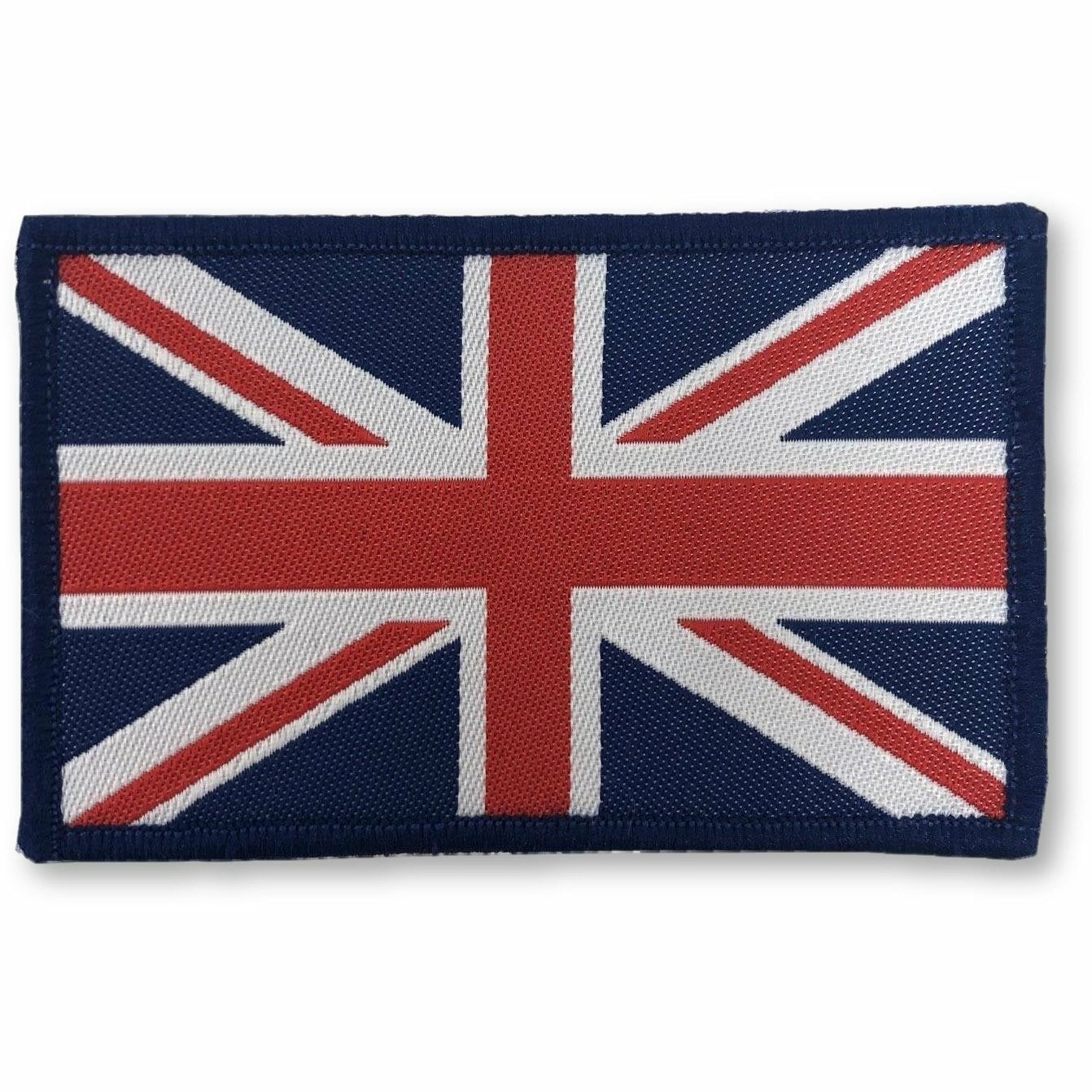 Peluche Union Jack Golden, Red And Navy Blue Colored Lapel Pin For Men