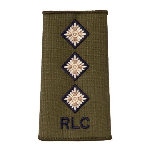 Picture of The Royal Logistic Corps Rank slide - Olive - Captain