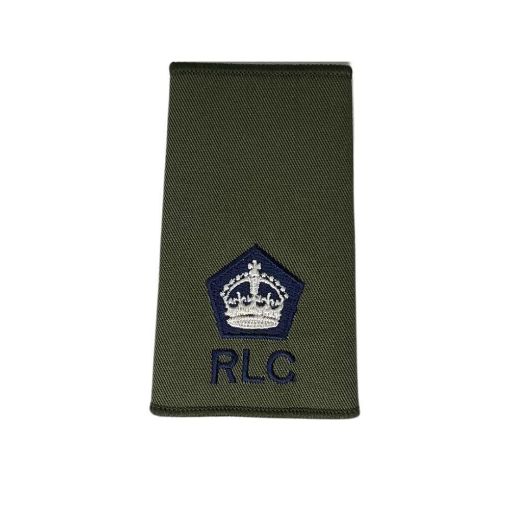 Picture of The Royal Logistic Corps Rank slide - Olive - Major - Tudor Crown