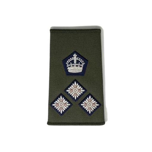 Picture of The Royal Logistic Corps Rank slide - Olive - Brigadier (No Title) - Tudor Crown