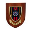 Picture of The Royal Logistic Corps Plaque - Silk Screen Printed - Dark Wood