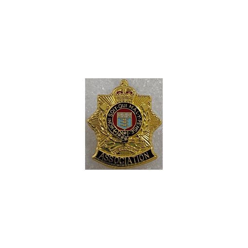 Picture of Lapel Pin - RLC Association - Gilt - Butterfly Clutch Fit - Plastic Box - Tudor Crown