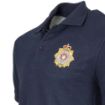 Picture of RLC - Navy Polo Shirt with Embroidered Cap Badge on Left Chest - Small 