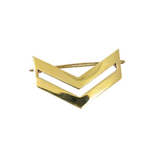 Picture of Brass Chevron with Shanks - Corporal