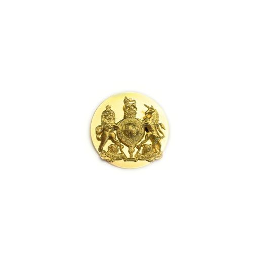Picture of Warrant Officer Class 1 - Brass Rank Badge - Back Plate & Shanks - Tudor Crown